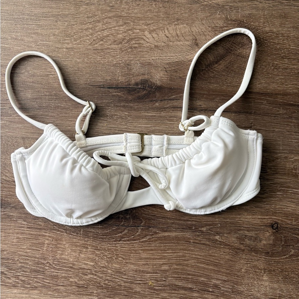 White Bikini Top